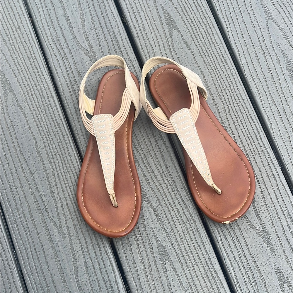 Blush Short Gladiator Sandals